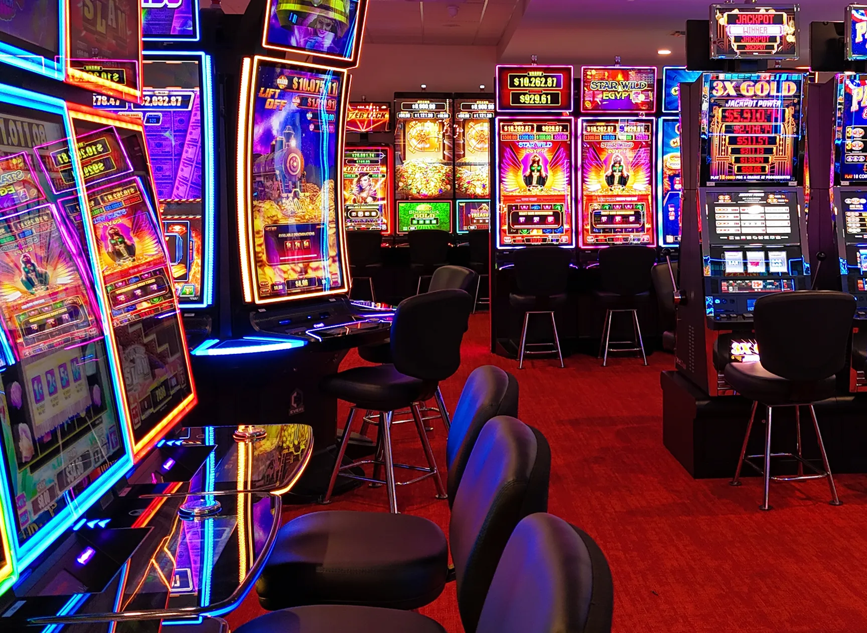 Inside a casino